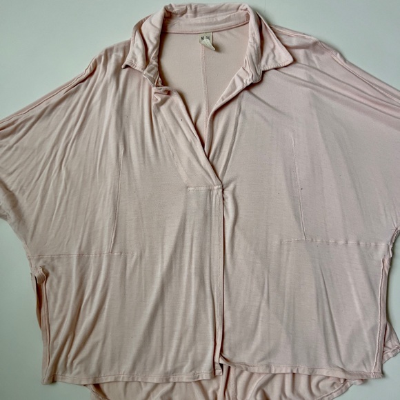 We the free Light Pink Long Sleeve Top - Picture 3 of 3